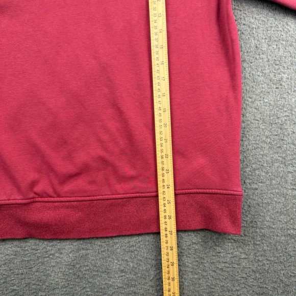 IZOD Advantage Performance Sweatshirt Mens Small Red Crewneck Fleece 45GK008 - Picture 4 of 8